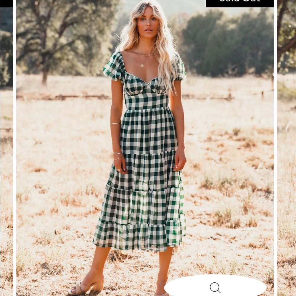 Rye Puff Sleeve Midi Dress
